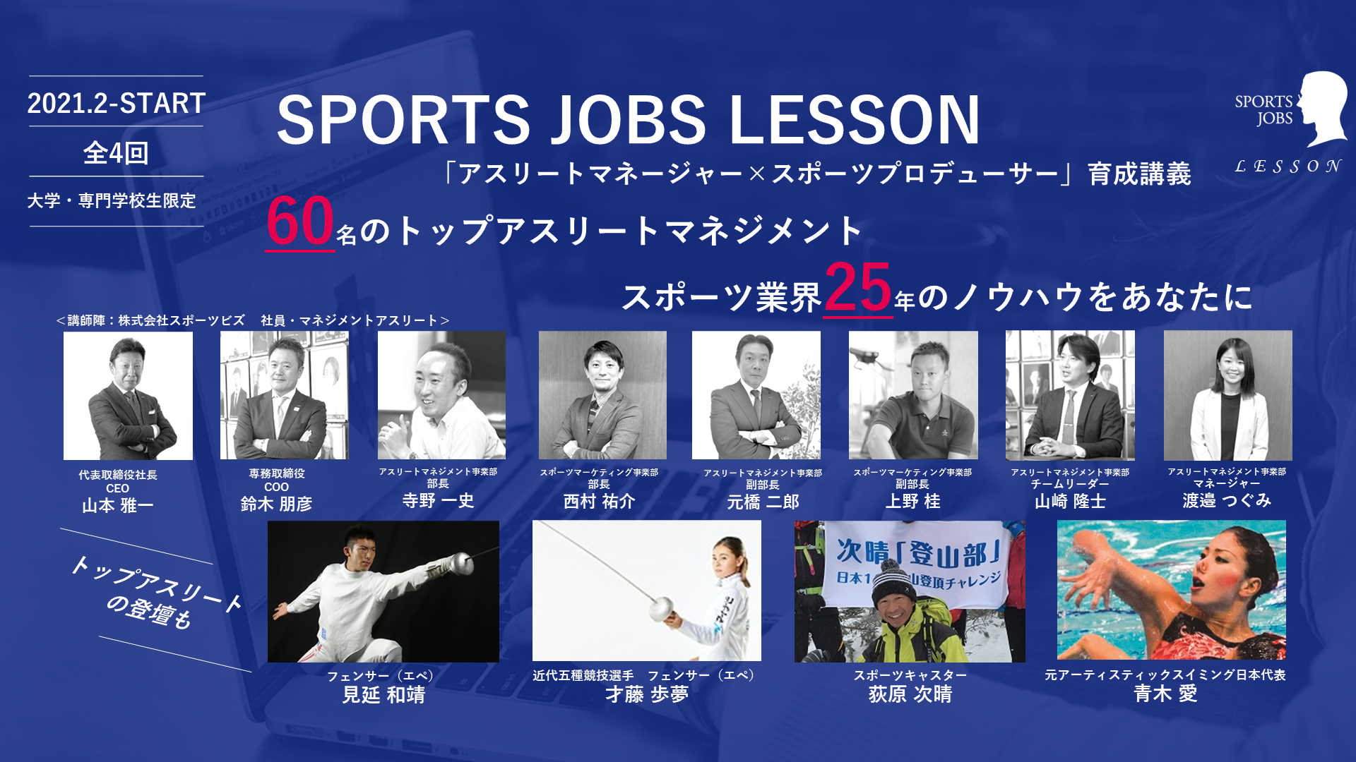 Sports Jobs Lesson アスリートマネージャー スポーツプロデューサー育成講義を実施しました スポーツに関わる多種多様な 仕事 を紹介 Sports Jobs By Sports Biz